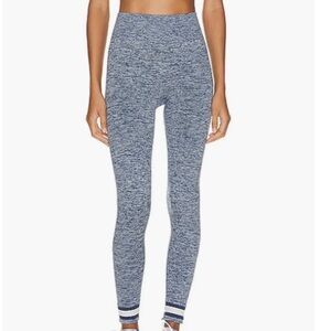The Upside Marle Seamless Midi Pant Leggings in Navy Hue SZ 6